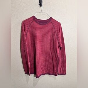 Tommy Bahama Red Striped Crewneck Sweater